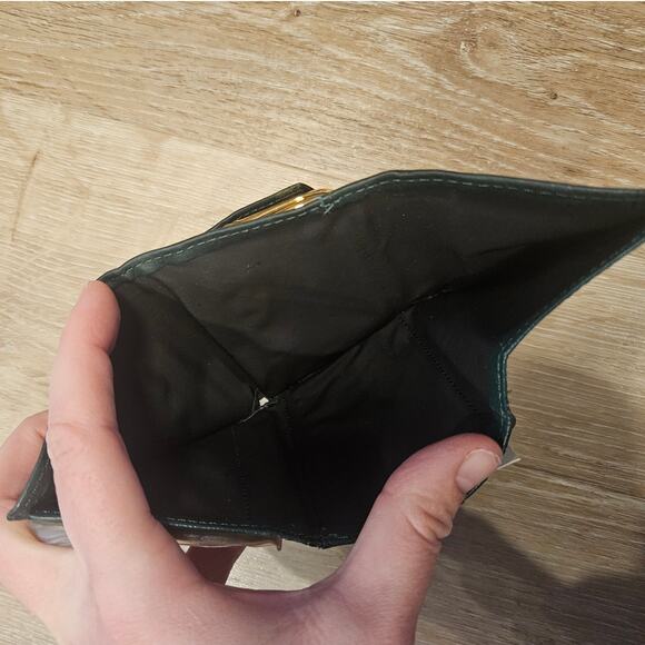 Vintage Princess Gardner Forest Green Tri-Fold Wallets Retro Minimalist Casual - Picture 4 of 10